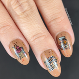 Maniology - Stamping Plate - Give Thanks (M536) - Nail Stamping Plate