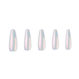 Maniology - Press On Nails - Iridescent Clear - Medium Coffin