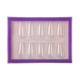 Maniology - Press On Nails - Iridescent Clear - Medium Coffin