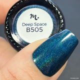 Maniology - Stamping Nail Polish - Deep Space #B505- Holographic Navy Blue