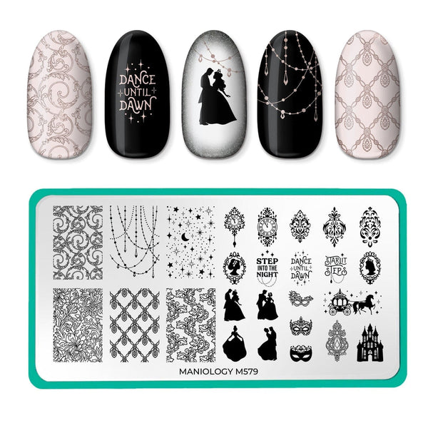 Maniology - Stamping Plate - Midnight Ball (M579) 