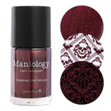 Morgan Taylor Peel-Off Glitter & Top Coat Combo - Rare As Rubies