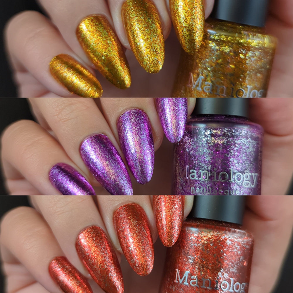 Maniology - Stamping Nail Polish - Rustic Charm: 3-Piece Glitter Jellies Set