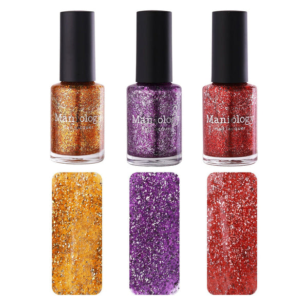 Maniology - Stamping Nail Polish - Rustic Charm: 3-Piece Glitter Jellies Set