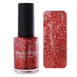 Morgan Taylor Peel-Off Glitter & Top Coat Combo - Rare As Rubies