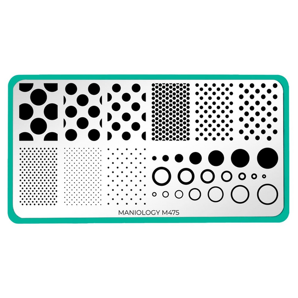 Maniology - Stamping Plate - Seeing Spots #M475