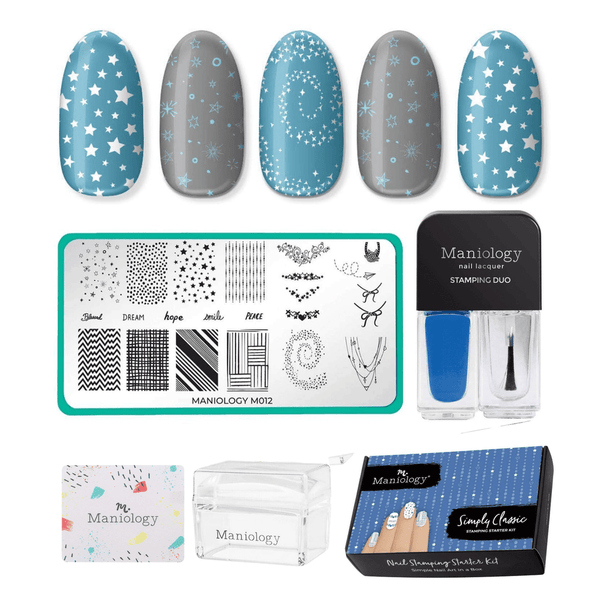 Maniology - Simply Classic: All-in-One Nail Stamping Starter Kit