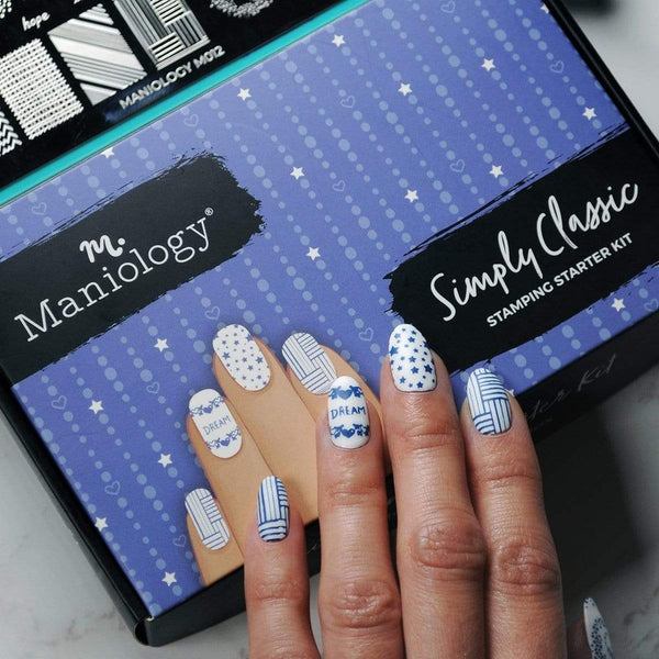 Maniology - Simply Classic: All-in-One Nail Stamping Starter Kit