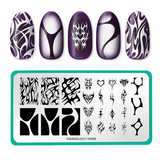 Maniology - Stamping Plate - Y2K Tattoo (M538) - Nail Stamping Plate