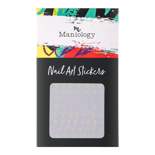 Maniology - Nail Art Stickers - Glow In The Dark - Ghost Buddies #TH0863