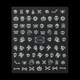 Maniology - Nail Art Stickers - Glow In The Dark - Ghost Buddies #TH0863