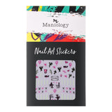 Maniology - Nail Art Stickers - Glow In The Dark - Pink Phalanges #TH0866