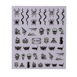 Maniology - Nail Art Stickers - Glow In The Dark - Spiders #TH0868