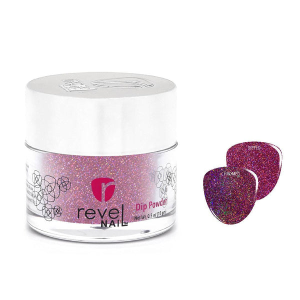 Revel Nail - Dip Powder Raspberry Parade 0.5 oz - #J441D