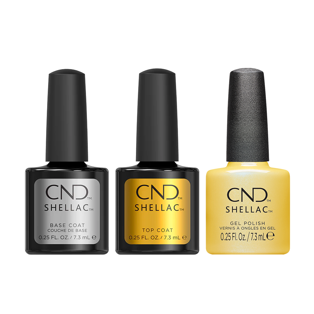 CND - Shellac Combo - Base, Top & Char-Truth – Sleek Nail