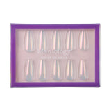 Maniology - Press On Nails - Iridescent Clear - Medium Coffin