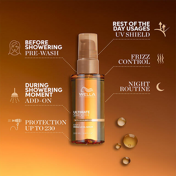 Wella - Ultimate Smooth Miracle Oil Serum 1oz