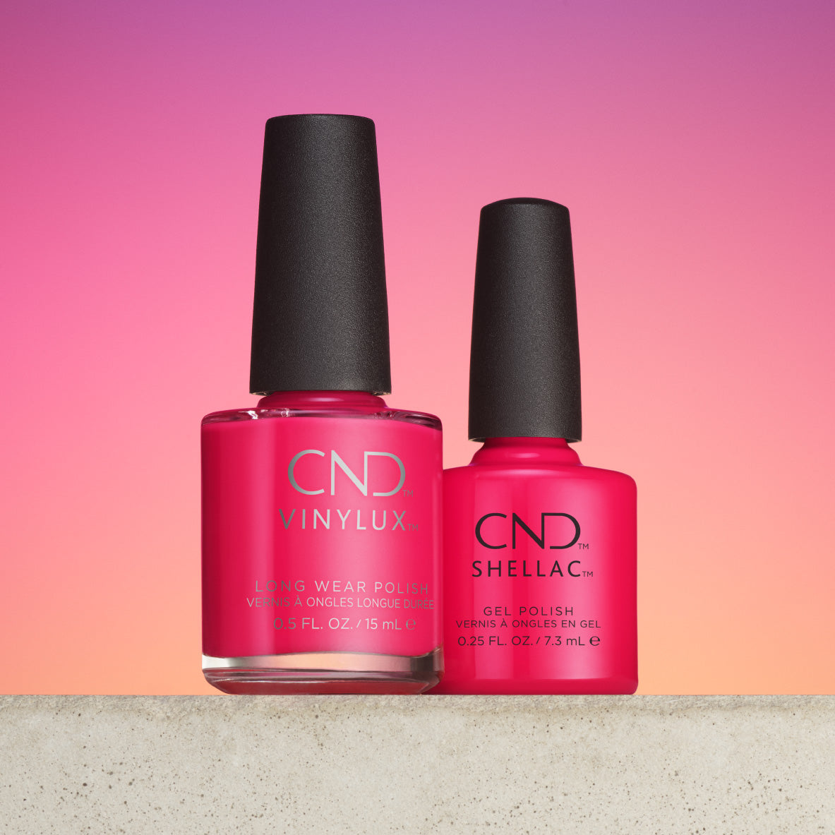 CND - Shellac & Vinylux Combo - Sangria at Sunset – Sleek Nail