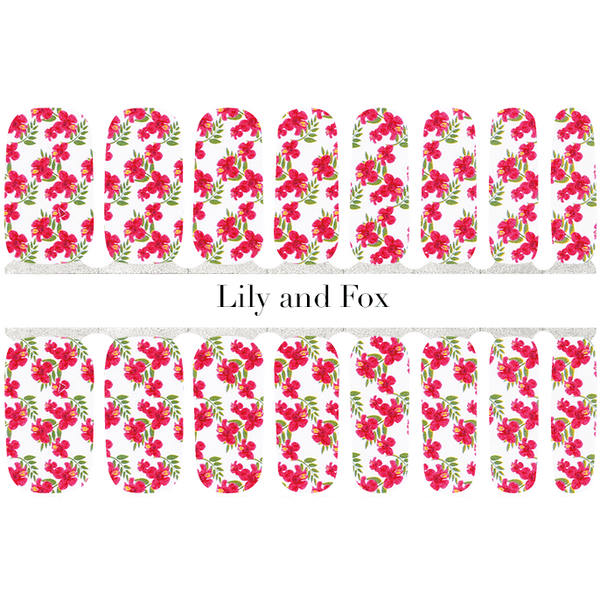 Lily And Fox Nail Wrap Summer Breeze Sleek Nail 5516