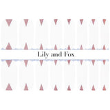 Lily and Fox - Nail Wrap - Pointedly Pink (Transparent)