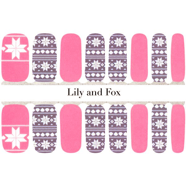 Lily And Fox - Nail Wrap - Winter Baby