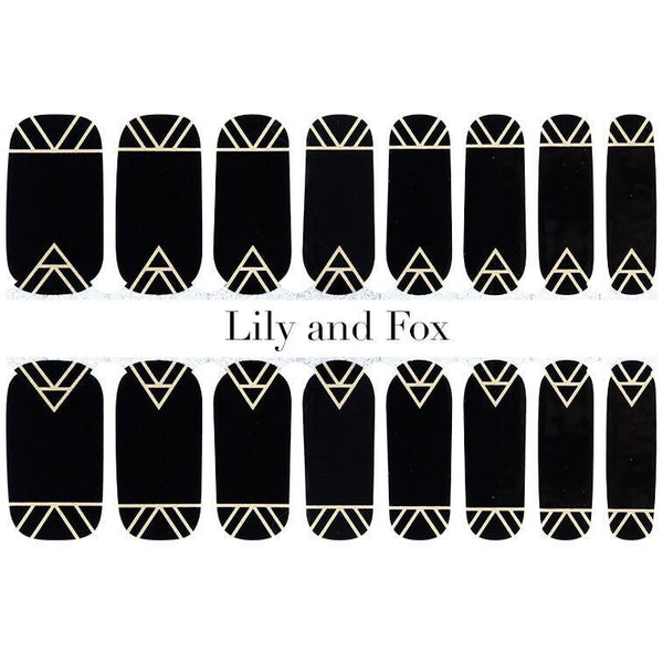 Lily and Fox - Nail Wrap - Midnight Conspiracy