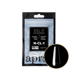 apres - Gel-X 2.0 Refill Bags - Natural Coffin Long Size 1 (50 pcs)