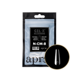 apres - Gel-X 2.0 Refill Bags - Natural Coffin Medium Size 8 (50 pcs)