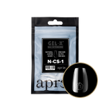 apres - Gel-X 2.0 Refill Bags - Natural Coffin Short Size 1 (50 pcs)