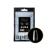 apres - Gel-X 2.0 Refill Bags - Natural Coffin Short Size 6 (50 pcs)