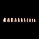 Apres - neutrals gel-x tips - alex coffin short (150 pcs)