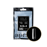 apres - Gel-X 2.0 Refill Bags - Natural Square Long Size 4 (50 pcs)