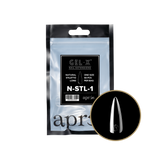 apres - Gel-X 2.0 Refill Bags - Natural Stiletto Long Size 1 (50 pcs)