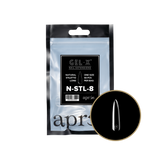 apres - Gel-X 2.0 Refill Bags - Natural Stiletto Long Size 8 (50 pcs)