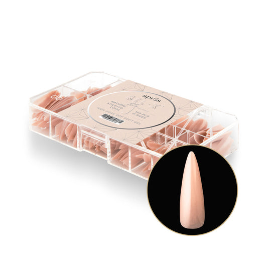 Apres - neutrals gel-x tips - lila stiletto long (150 pcs)