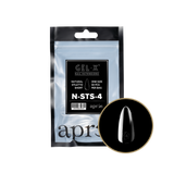 apres - Gel-X 2.0 Refill Bags - Natural Stiletto Short Size 4 (50 pcs)