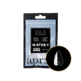 apres - Gel-X 2.0 Refill Bags - Natural Stiletto Extra Short Size 1 (50 pcs)