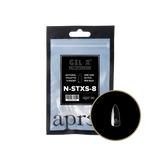 apres - Gel-X 2.0 Refill Bags - Natural Stiletto Extra Short Size 8 (50 pcs)