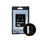 apres - Gel-X 2.0 Refill Bags - Natural Square Extra Short Size 1 (50 pcs)