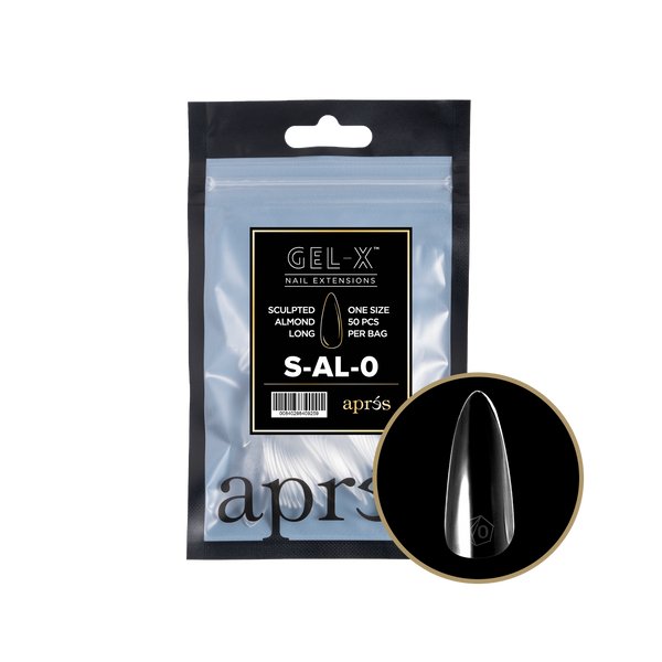 apres - Gel-X 2.0 Refill Bags - Sculpted Almond Long Size 0 (50 pcs)