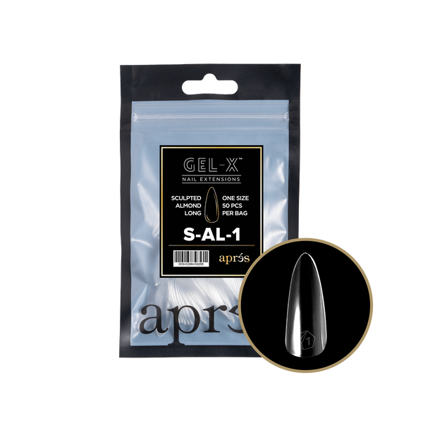 apres - Gel-X 2.0 Refill Bags - Sculpted Almond Long Size 1 (50 pcs)