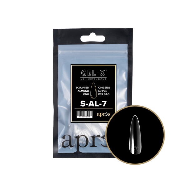 apres - Gel-X 2.0 Refill Bags - Sculpted Almond Long Size 7 (50 pcs)