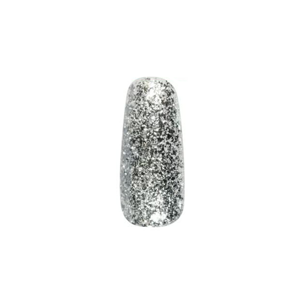 DND - Super Platinum Glitter Collection - Silver Solstice 0.6 oz - #930