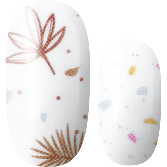 Lily And Fox - Nail Wrap - Tropical Terrazzo