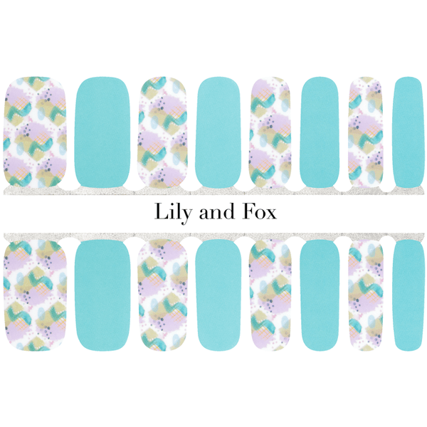 Lily And Fox - Nail Wrap - Pastel Sequence