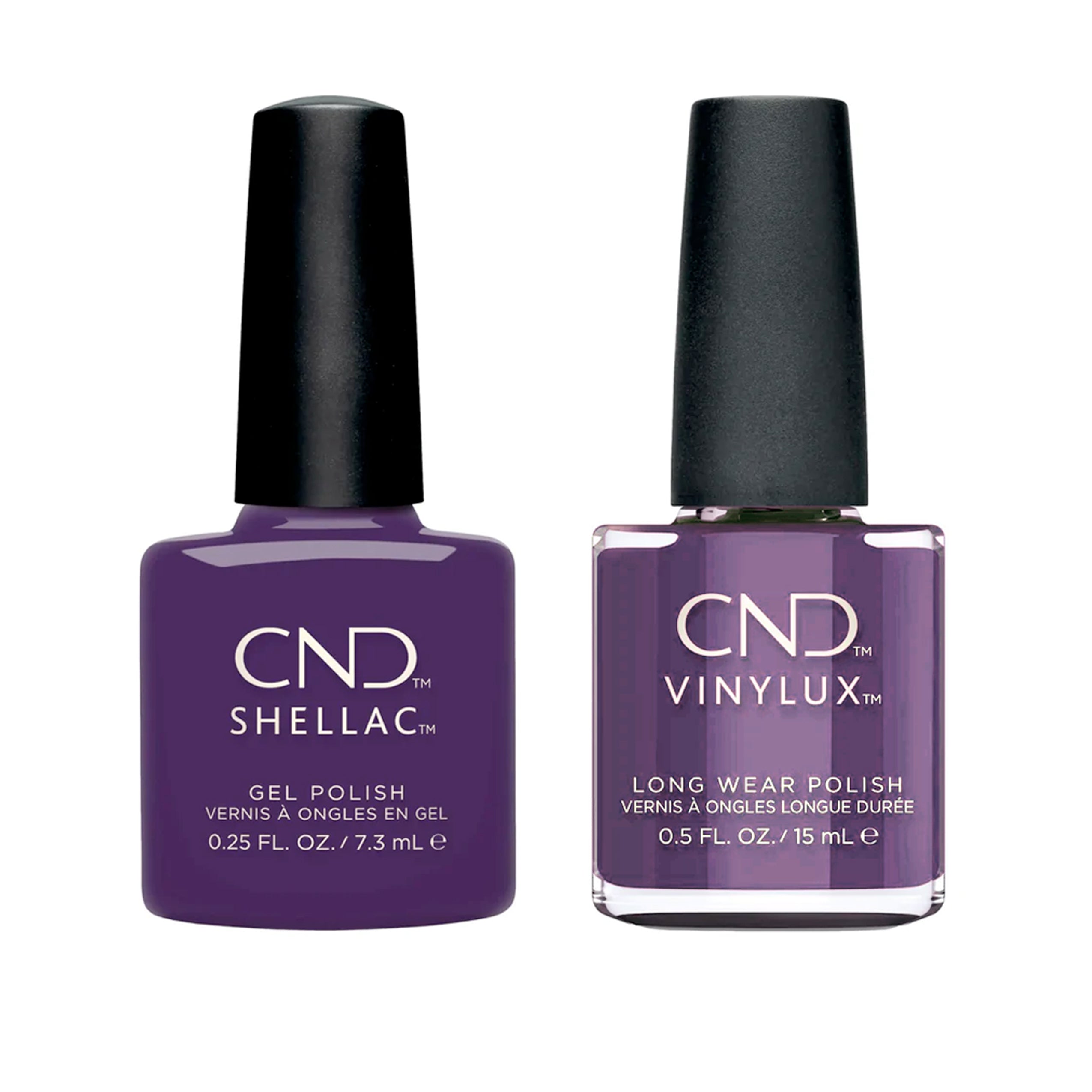 Cnd Shellac And Vinylux Combo Absolutely Radishing Sleek Nail