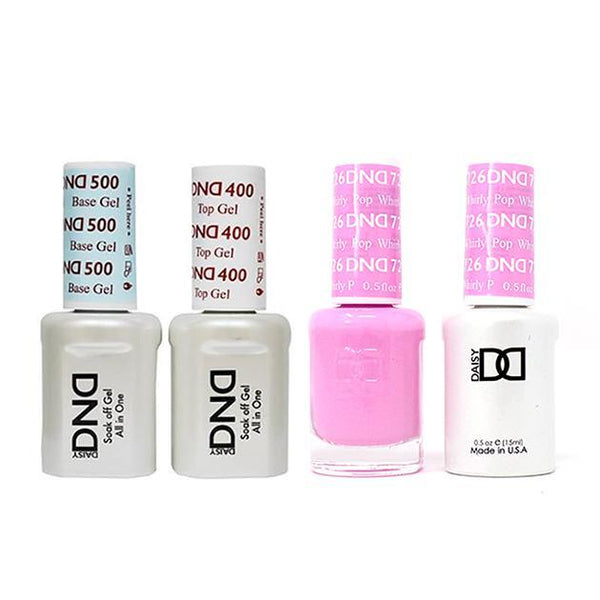 DND - Base, Top, Gel & Lacquer Combo - Whirly Pop - #726