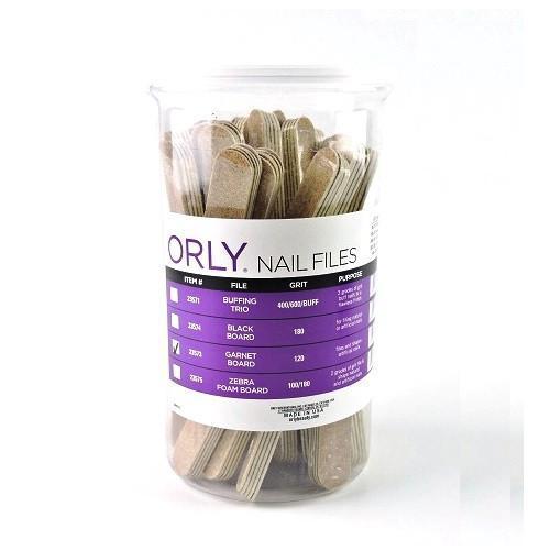 Orly - Garnet Board-Coarse 120 Grit (100Pc Canister)