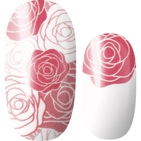 Lily and Fox - Nail Wrap - Blushing Blossoms #T0164